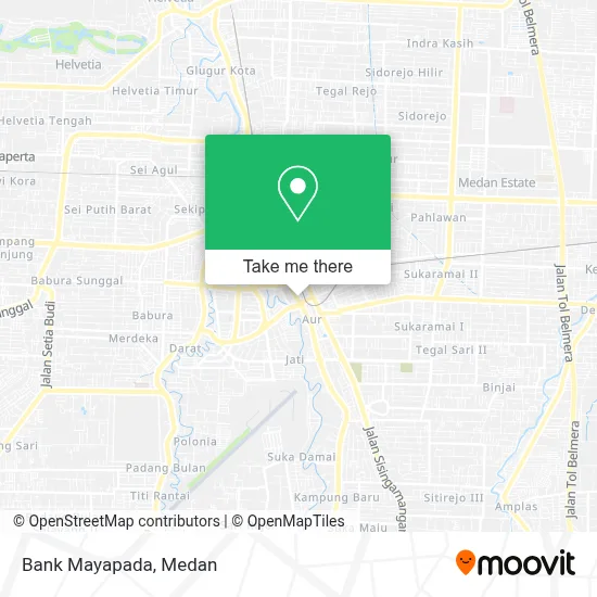 Bank Mayapada map