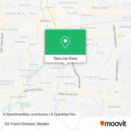 SS Fried Chicken map