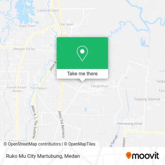 Ruko Mu City Martubung map