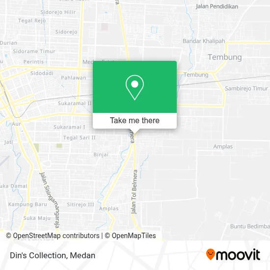 Din's Collection map