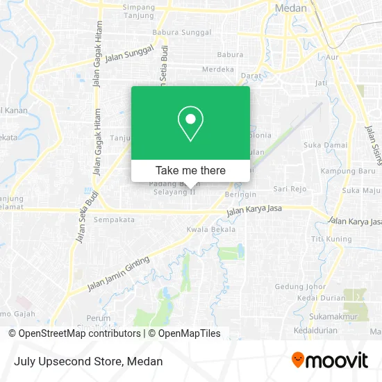 July Upsecond Store map
