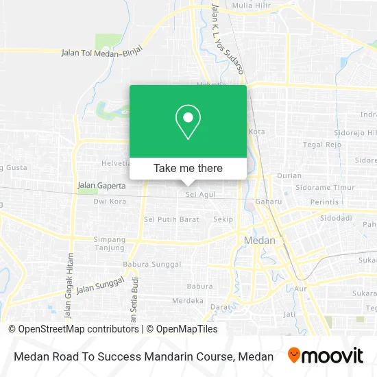 Medan Road To Success Mandarin Course map