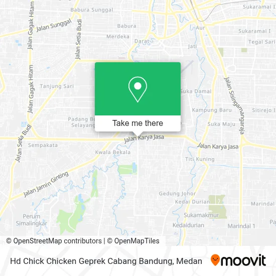 Hd Chick Chicken Geprek Cabang Bandung map