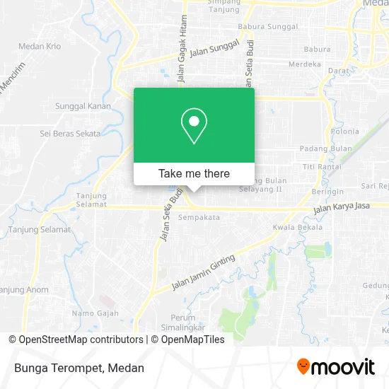 Bunga Terompet map