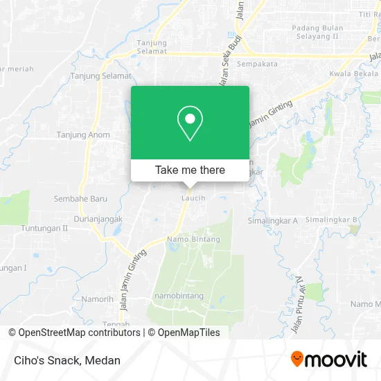 Ciho's Snack map