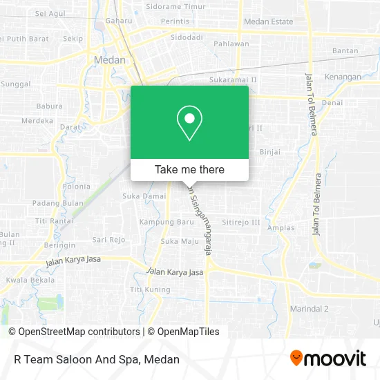 R Team Saloon And Spa map