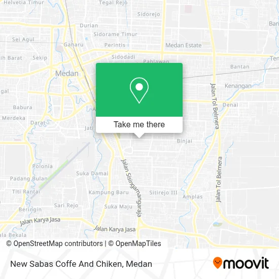 New Sabas Coffe And Chiken map