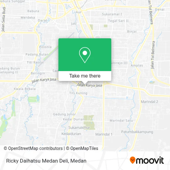 Ricky Daihatsu Medan Deli map