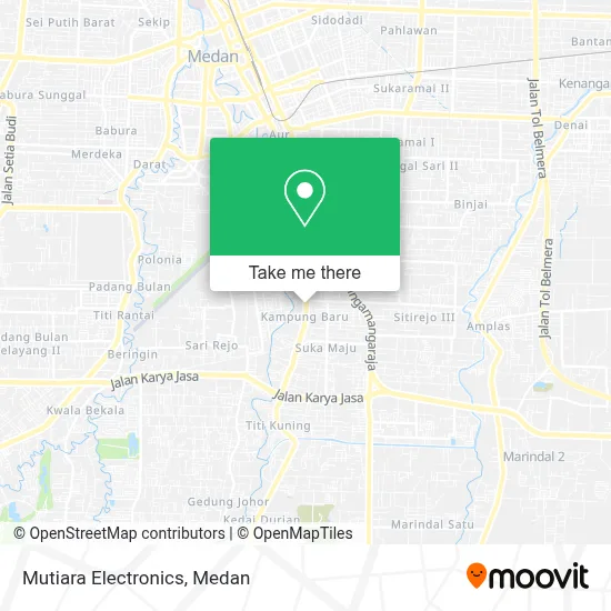 Mutiara Electronics map