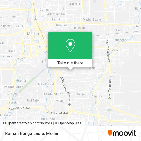 Rumah Bunga Laura map