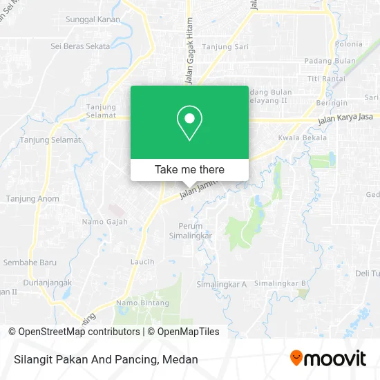 Silangit Pakan And Pancing map