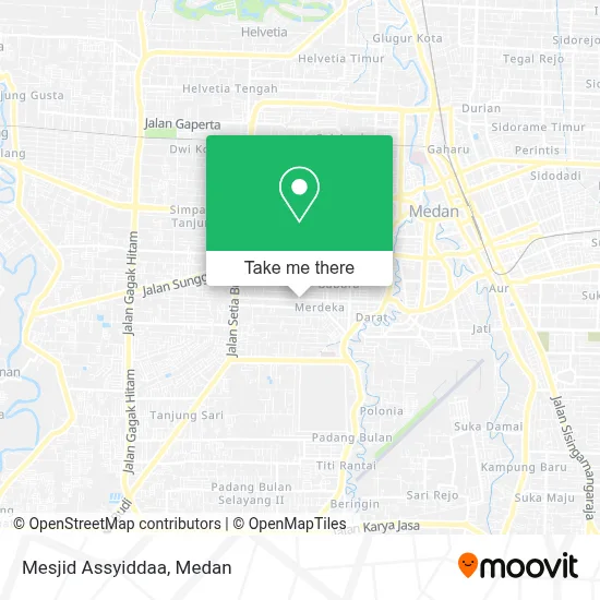 Mesjid Assyiddaa map