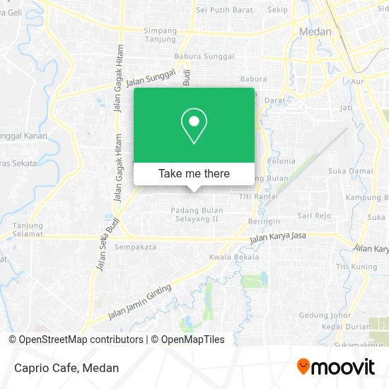 Caprio Cafe map