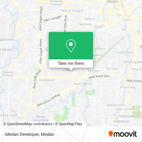 Medan Developer map