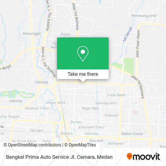 Bengkel Prima Auto Service Jl. Cemara map