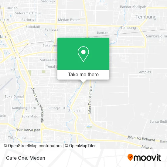 Cafe One map