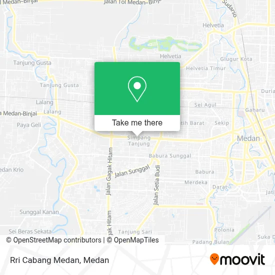Rri Cabang Medan map