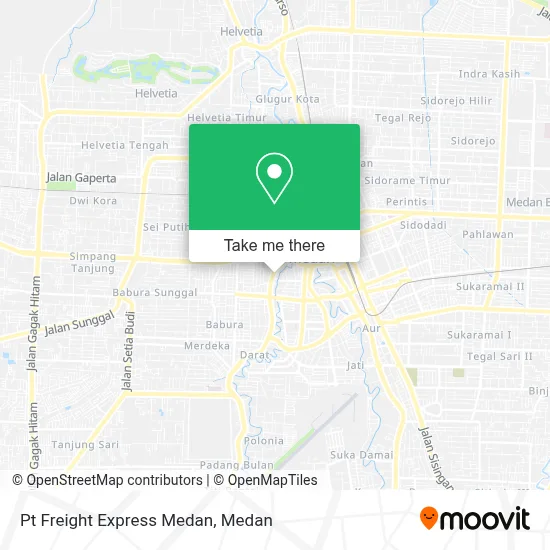 Pt Freight Express Medan map