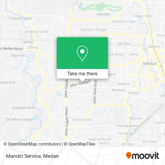 Mandiri Service map
