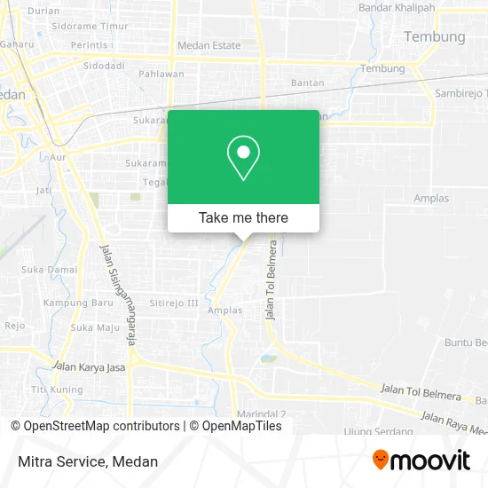 Mitra Service map
