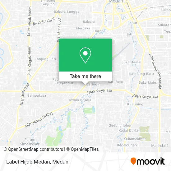 Label Hijab Medan map