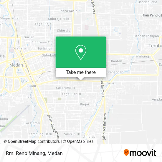 Rm. Reno Minang map
