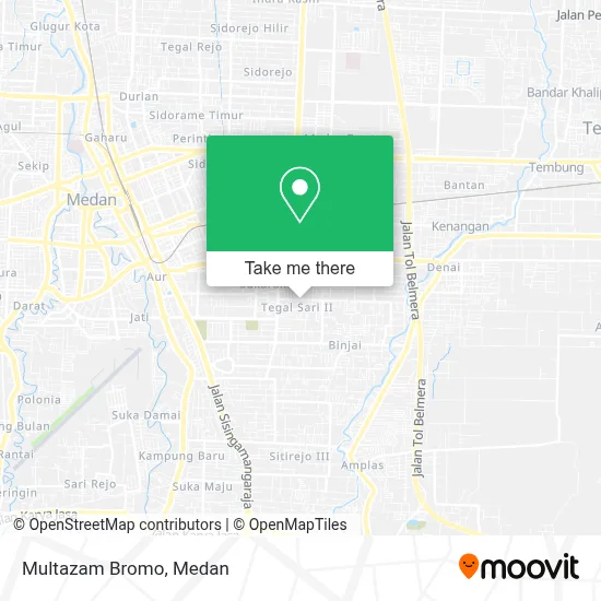 Multazam Bromo map