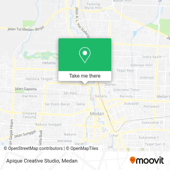 Apique Creative Studio map