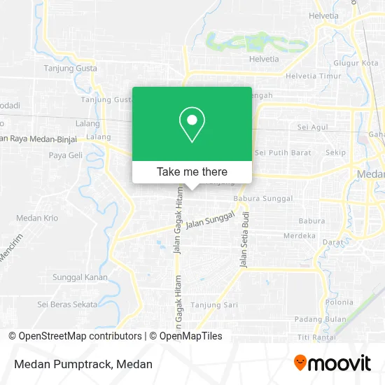Medan Pumptrack map