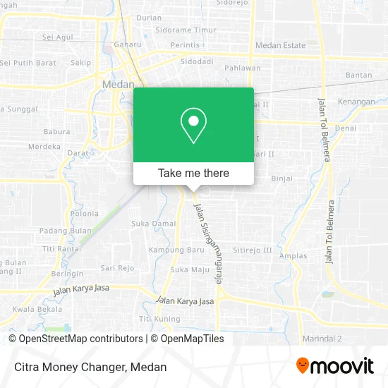 Citra Money Changer map