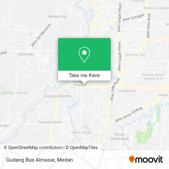 Gudang Bus Almasar map