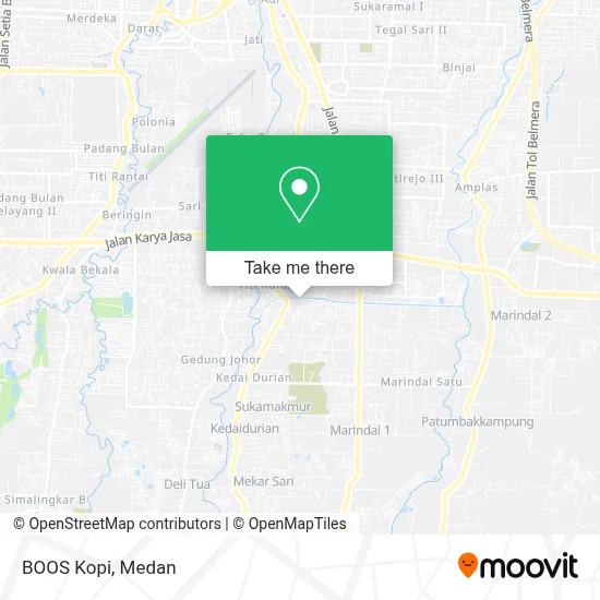 BOOS Kopi map