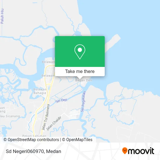 Sd Negeri060970 map