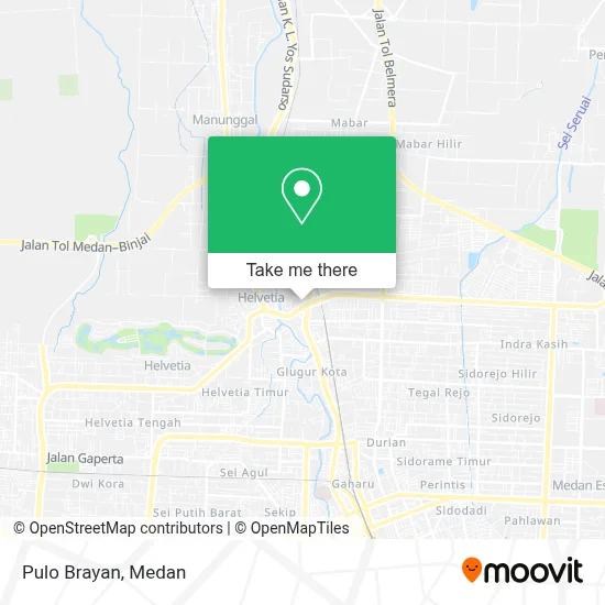 Pulo Brayan map