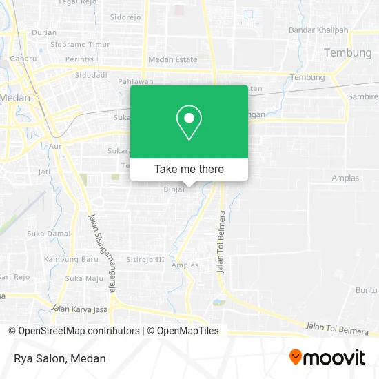 Rya Salon map