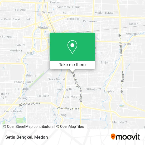 Setia Bengkel map