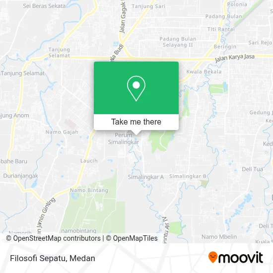 Filosofi Sepatu map