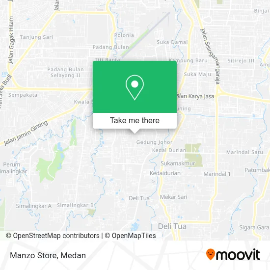 Manzo Store map