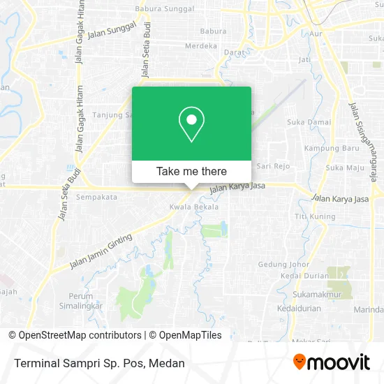 Terminal Sampri Sp. Pos map