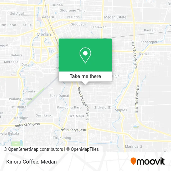 Kinora Coffee map