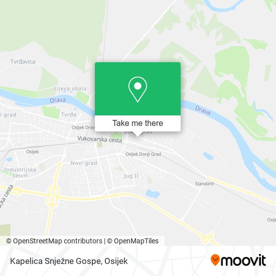 Kapelica Snježne Gospe map
