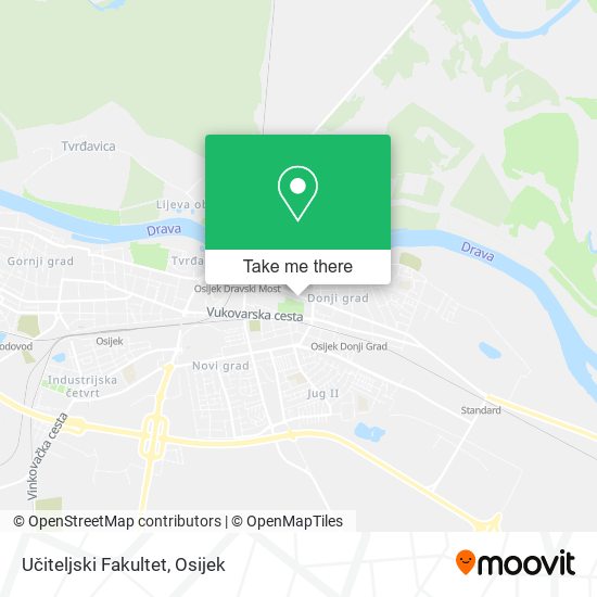 Učiteljski Fakultet map
