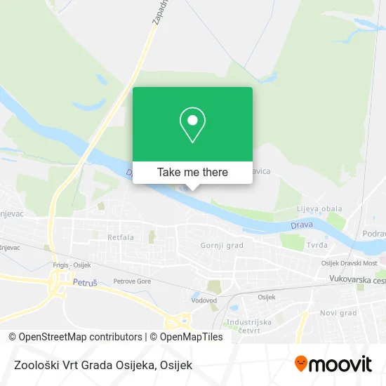 Zoološki Vrt Grada Osijeka map