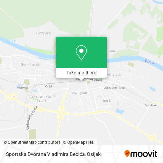 Sportska Dvorana Vladimira Becića map
