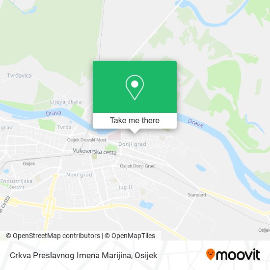 Crkva Preslavnog Imena Marijina map