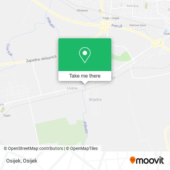 Osijek map