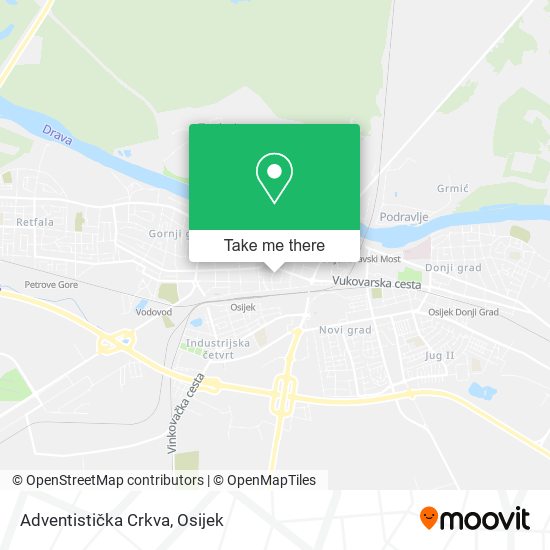 Adventistička Crkva map