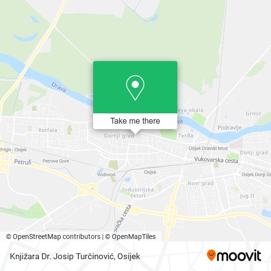 Knjižara Dr. Josip Turčinović map
