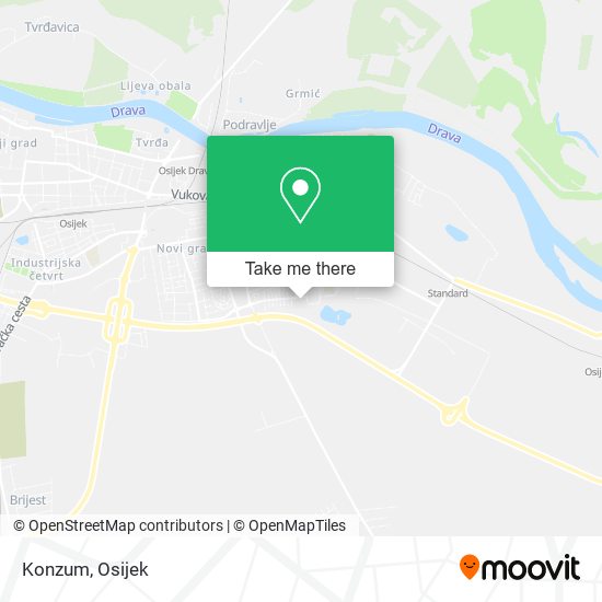 Konzum map