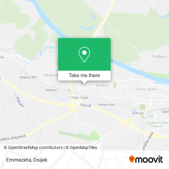 Emmezeta map